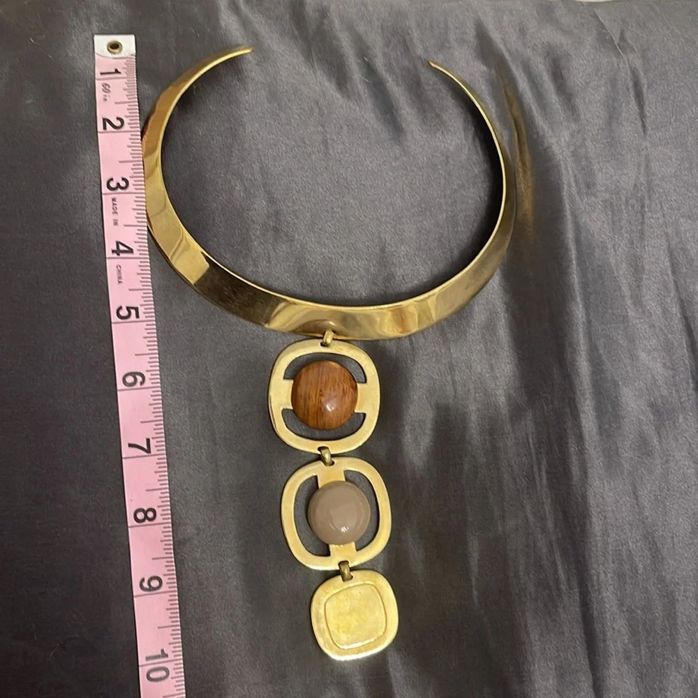APC choker necklace vintage gold - Picture 3 of 4